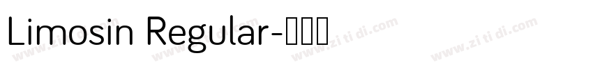 Limosin Regular字体转换